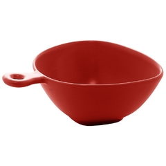 Cj. 4 Bowls Porcelana Nórdico Vermelho - 14x12x6cm