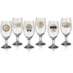 Cj. 6 Taças Cerveja Windsor Premium Gold H.Martin - 330ml - comprar online