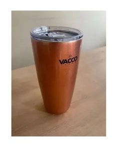 Copo Térmico Inox com Tampa Vacco Therm - 550ml - Design Gallery Santos 