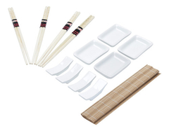 Conjunto para Sushi Bambu - 13 peças - comprar online