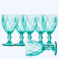 Jogo 6 Taças para Vinho Diamond Tiffany - 260ml - comprar online