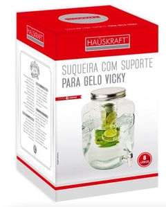 Suqueira com Dispenser para Gelo Vicky - 4 Litros - Design Gallery Santos 