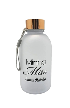 Garrafa Decor com Frases para Mãe - 600ml - Design Gallery Santos 