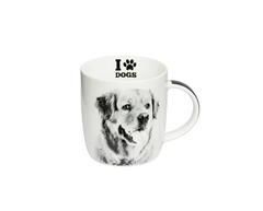 Caneca I Love Dogs 320ml - Dm Brasil