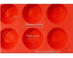 Forma em Silicone para 12 Mini Bolos - comprar online