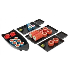 Kit para Sushi Preto - 6 Peças - comprar online