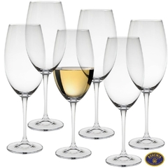 Jogo 6 Taças para Vinho Branco Fulica 400ml - Cristal Bohemia