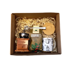 Kit Café Gourmet com Moedor de Madeira - comprar online