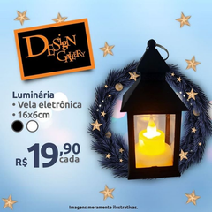 Luminária com Vela Eletrônica