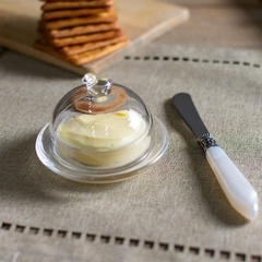 Potiche Mini Manteigueira Passarinho em Cristal na internet
