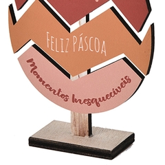 Placa de Mesa Decor - Ovo de Páscoa com Frases na internet