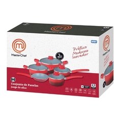 Conjunto de panelas MasterChef 2.5mm Gedex 5pcs na internet