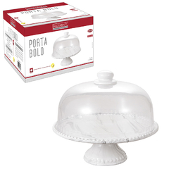 Porta Bolo Marble com Cúpula - 22,5cm - comprar online