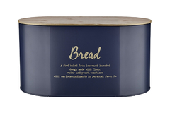 Porta Pão Azuli com Tampa em Bambu - comprar online