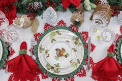 Prato de Sobremesa Squirrel Aquarelle Christmas - 19cm - loja online