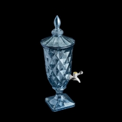 Suqueira de Cristal Diamond Azul Metalizado 2L - comprar online