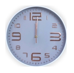 Relógio de Parede Números Bronze - 29,5cm - comprar online