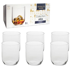 Jogo 6 Copos Tumbler Bohemia Ara - 350ml - Design Gallery Santos 