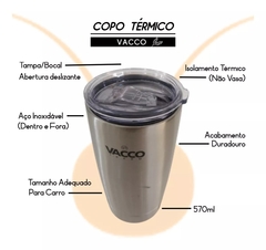 Copo Térmico com Tampa Vacco - 570ml na internet