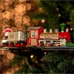 Trem para Árvore de Natal com Som, Movimento e Led - 23 peças na internet