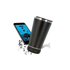 Copo Térmico para Cerveja com Caixa de Som Bluetooth e Led - 473ml