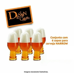Conjunto 6 Copos para Cerveja Narrow - 500ml
