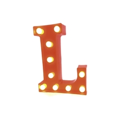 Luminária Led 3D Letra Vermelha - comprar online