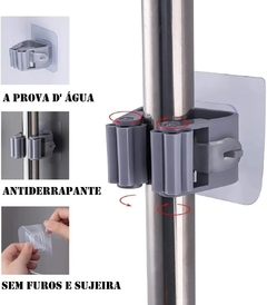 Imagem do Suporte para Vassouras e Rodos - Até 10 Kg