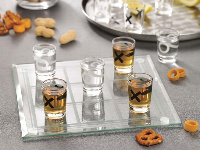 Jogo Da Velha Com Copos Drink Shot Dose 10ml Jogo De Bebida