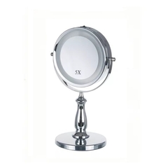 Espelho de Mesa com Aumento 5x e Luz de LED na internet