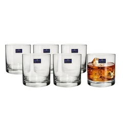 Jogo 6 Copos para Whisky Barware Cristal Bohemia - 410ml