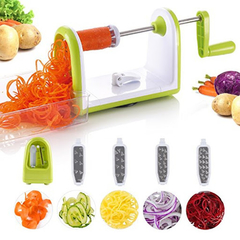 Fatiador Espiral 5 Lâminas Inox - Speedy Spiralizer