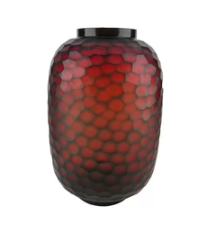 Vaso de Vidro Colméia - 34cm