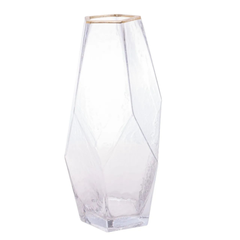 Vaso Geometric em Cristal 28,5cm - Wolff