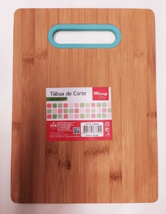 Tábua de Corte Bambu com Silicone 30x22cm - comprar online
