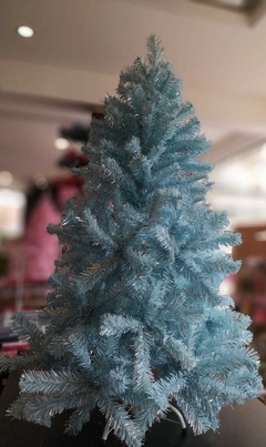 Árvore de Natal Azul Claro Mesclada com Prata - 1,80m