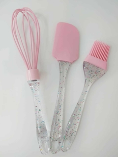 Kit Utensílios de Silicone - 3 peças