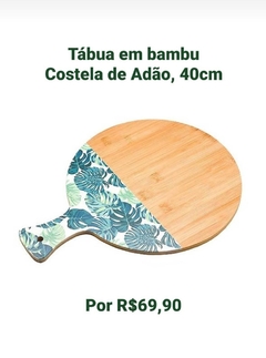 Tábua em Bambu Decor Costela de Adão