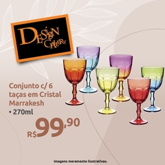 Conjunto 6 Taças para Vinho Marrakesh - 250ml