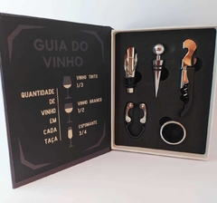 Livro Kit de Vinho - 5 Peças - loja online