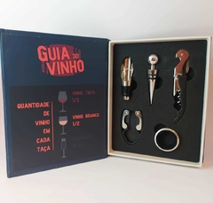 Livro Kit de Vinho - 5 Peças - comprar online