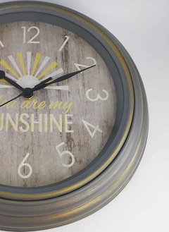 Relógio de Parede You Are My Sunshine - 30cm na internet