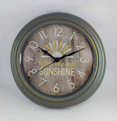 Relógio de Parede You Are My Sunshine - 30cm