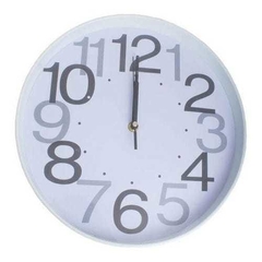 Relógio de Parede Números Grandes - 29,5cm