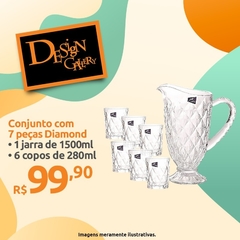 Conjunto com 7 Peças Diamond