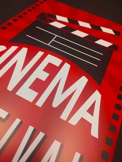 Placa Decorativa Cinema Festival - 20x30cm - comprar online