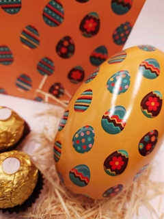 Kit Páscoa - Lata Ovo + 3 Bombons Ferrero Rocher + Embalagem de Presente na internet