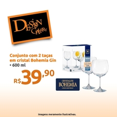 Conjunto 2 Taças para Gin Cristal Bohemia - 600ml