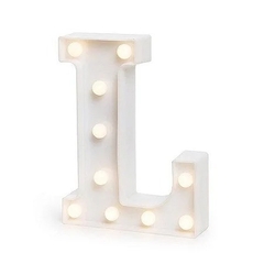 Luminária Led 3D Letra na internet