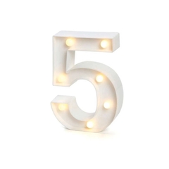 Luminária Led 3D Número - comprar online